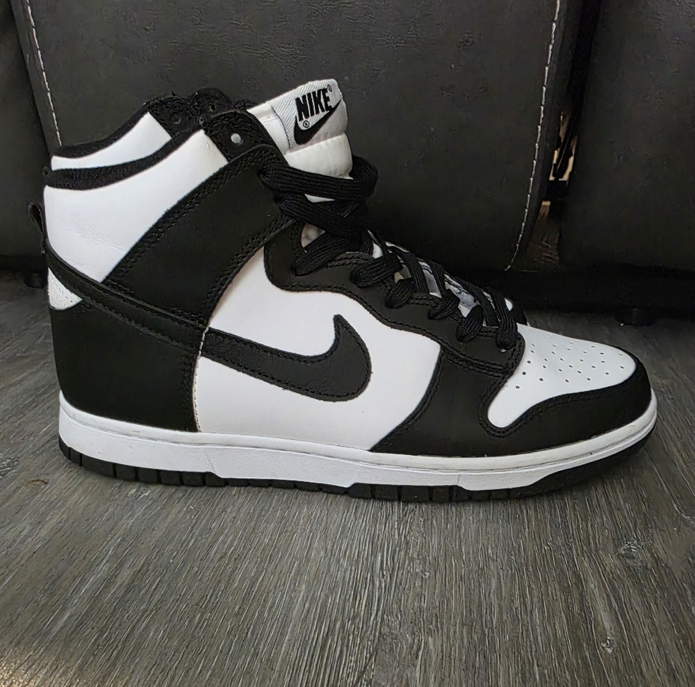 Nike Black and White High-Top Sneakers